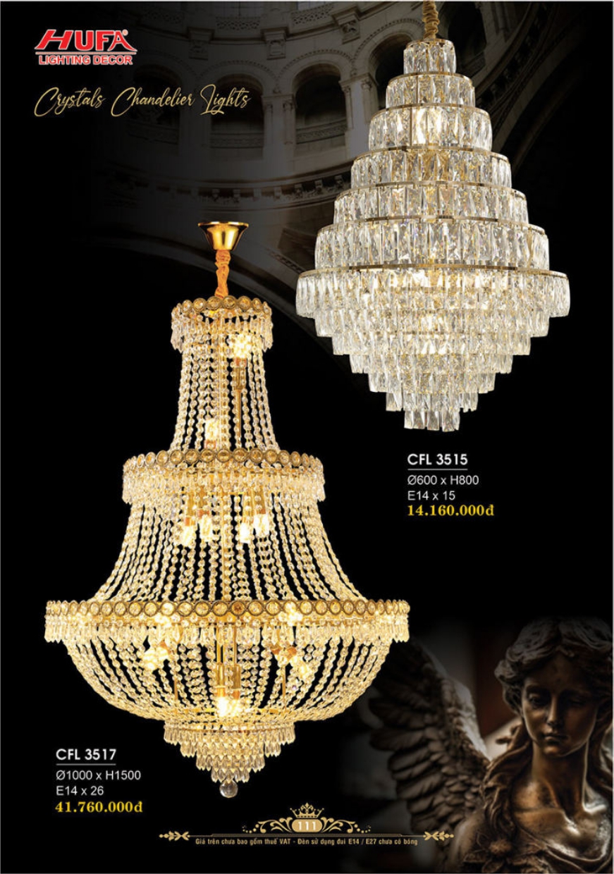 Bảng giá đèn trang trí HUFA